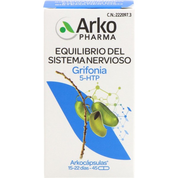 Arkopharma Arkocápsulas Grifonia 5-HTP 45 Cápsulas