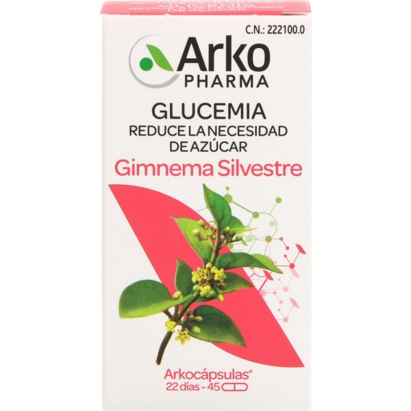Arkopharma Arkocápsulas Gymnema Sylvestre 45 Cápsulas
